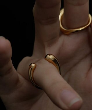 simoe Puku Ring 03  リング ゴールド