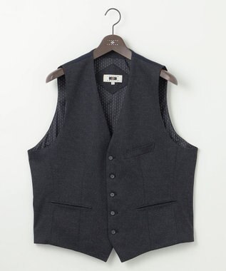 JOSEPH ABBOUD 【キングサイズ・ストレッチ/弱撥水】ムリネ ジャージ ベスト ネイビー系