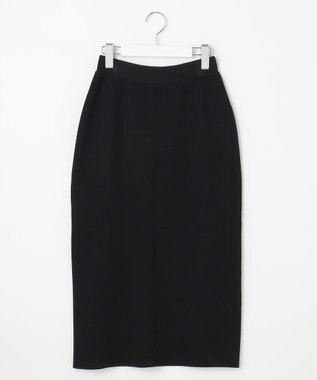 自由区 【WEB限定/洗える/セット着用可】レーヨンストレッチ タイトスカート ブラック系
