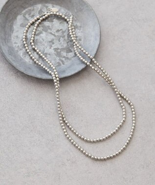 AMERICAN HOLIC メタルボールネックレス Silver