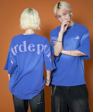 WEGO 【ユニセックス着用ITEM】バックスタッズグラフィックT（SS） パープル