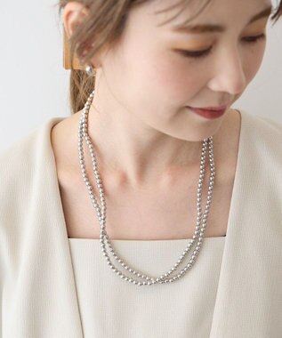 AMERICAN HOLIC メタルボールネックレス Silver