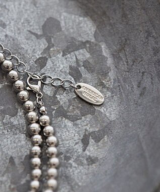 AMERICAN HOLIC メタルボールネックレス Silver