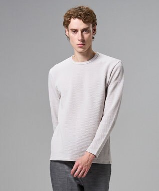 JOSEPH HOMME チャンディーガルジャージー　クルーネックカットソー アイボリー系