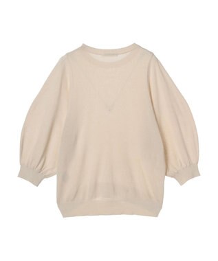 AMERICAN HOLIC ドルマンハイゲージニットプルオーバー Ivory