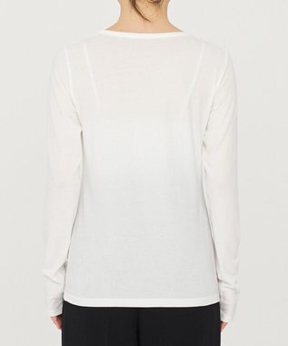 uncrave アルビニスタシフォン ボートネック カットソー（uncrave STANDARD） オフ