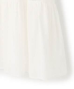 23区 【SLOW/洗える】コットンローン ティアードチュニック ブラウス ホワイト系