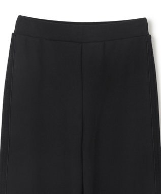 BEIGE， 【BEIGE,ecru/WEB限定・洗える】LOOP BACK / コットンワイドストレートパンツ Black