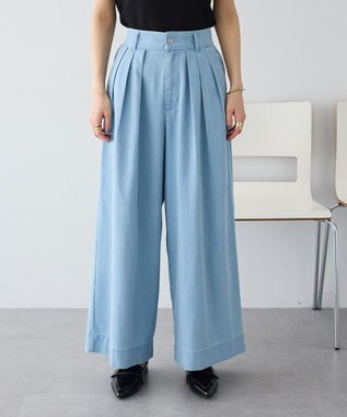 CRAFT STANDARD BOUTIQUE 3タックデニムパンツ Light Indigo