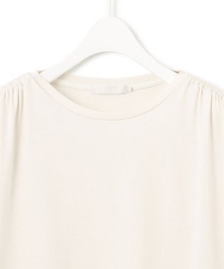 ICB 【接触冷感・UVケア・洗える】 ハイツイストスムース デザインカットソー ライトベージュ系