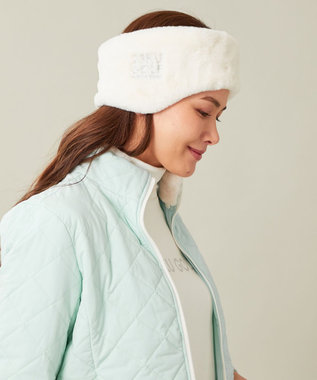 23区GOLF 【WOMEN】イヤーウォーム キャップ ホワイト系