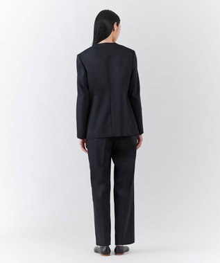 23区 L 【エステータ】ライトダブルクロス ジャケット ブラック系