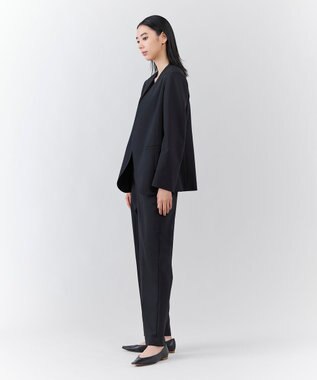 23区 L 【エステータ】ライトダブルクロス ジャケット ブラック系