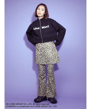 Green Parks ■別注　ＬＯＶＥ　ＢＯＡＴ　フレアパンツ Leopard