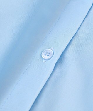 AMERICAN HOLIC イージーケア 接触冷感フレンチスリーブギャザーシャツ Sax