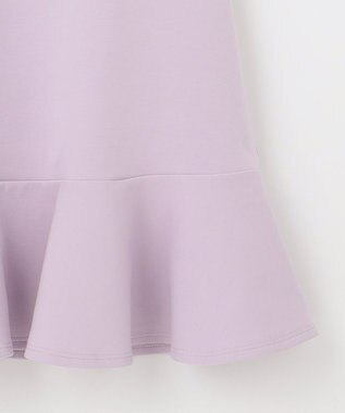 組曲 KIDS 【150-160㎝】ダンボールニット ジャンスカ ライラック系