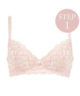 BRADELIS New York 【BRADELIS New York】ウェンディステップ１ブラ23S3　ふんわり包んでナチュラルなシルエットを作る補正ブラ ピンク