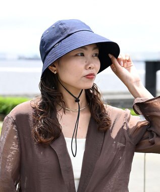 ATRENA 熱を遮る帽子 コカゲル メトロハット ネイビー