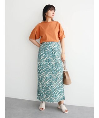 Green Parks ＫＢＦ　袖ボリュームＴＥＥ Terracotta