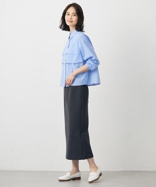 J.PRESS LADIES COTTON TEX ブラウス サックス系