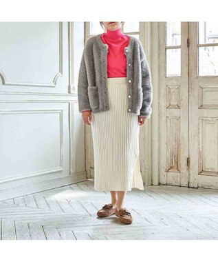 Riz raffinee <Riz raffinee>グログランリボンモカシン キャメルスエード