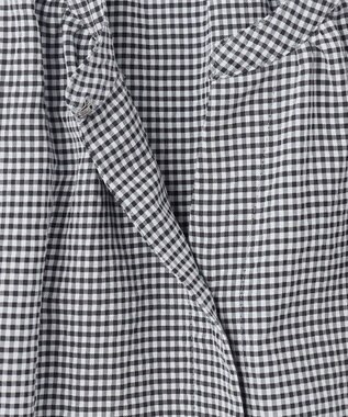 J.PRESS LADIES 【洗える】バイカラーギンガム&ストライプ ブラウス ネイビー系3