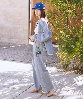 earth music&ecology ＫＥＹ＆バッグプレッピーチャーム Brown