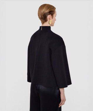 JOSEPH コンパクトミラノ　ニットトップ Black