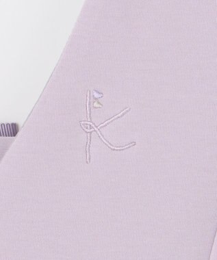 組曲 KIDS 【150-160㎝】ダンボールニット ジャンスカ ライラック系