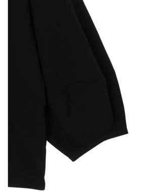 CRAFT STANDARD BOUTIQUE モックネックリングドット９分袖プルオーバー Black