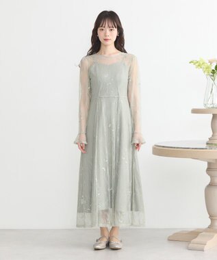 earth music&ecology SET2点レースワンピース＋キャミワンピース ミント