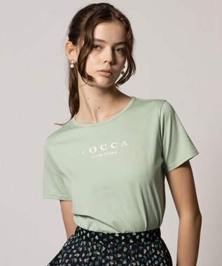 TOCCA 【洗える】TOCCA NEW YORK LOGO TEE Tシャツ トッカブルー系