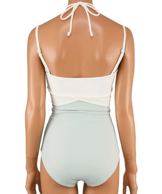 San-ai Resort（三愛水着楽園） 【SALE】トップス付き3点セット水着　9M　【San-ai Resort（サンアイリゾート）】 グリーン