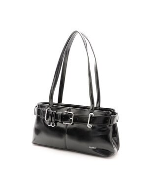 MioFIRANO バックルベルトハンドバッグ　FIRANO フィラノ BLACK