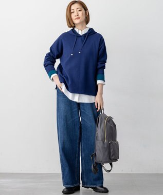 23区 L 【見上愛さん着用/RED CARD TOKYO×23区】カーヴィー デニム パンツ ミッドブルー系