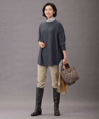 J.PRESS LADIES 【洗える】21ウェルコーデュロイ ストレッチ パンツ ベージュ系