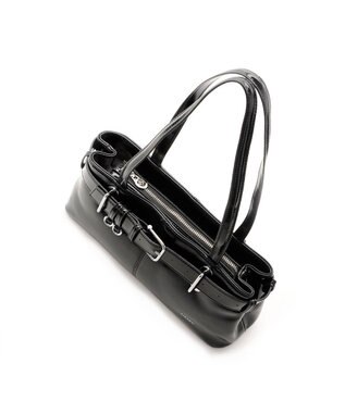 MioFIRANO バックルベルトハンドバッグ　FIRANO フィラノ BLACK