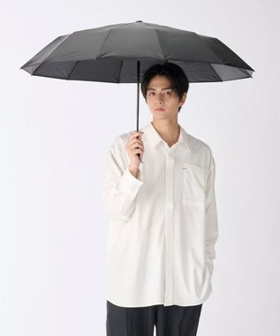 MOONBAT 【遮光100％/超軽量/耐久性】マジで軽い傘 晴雨兼用 折りたたみ日傘 マジカルテックプロテクション Tough 12 rib 55cm ブラック