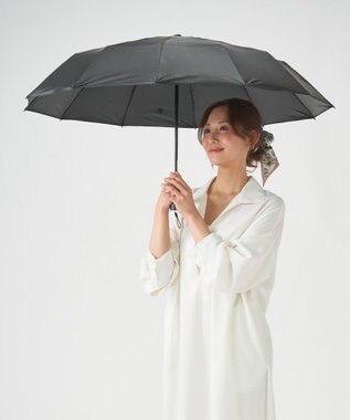 MOONBAT 【遮光100％/超軽量/耐久性】マジで軽い傘 晴雨兼用 折りたたみ日傘 マジカルテックプロテクション Tough 12 rib 55cm ブラック