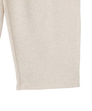 earth music&ecology レースレイヤード風スウェットパンツ Oatmeal