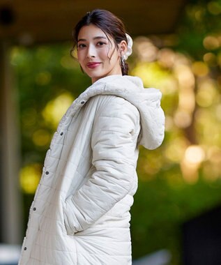 Tiaclasse 【2WAY】エコファーキルティングリバーシブルコート ベージュ