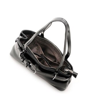 MioFIRANO バックルベルトハンドバッグ　FIRANO フィラノ BLACK