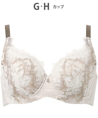 WACOAL ブラジャー 【ハグするブラ】 体温を感知してカラダになじむ 脇高設計 小さく見せる Hカップまで対応 大きいサイズ レディース フルカップ BXB318 /ワコール