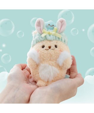 Mother garden しろたん 洗顔ぽてぽてマスコット 《らっこいぬ》 もこもこアワー 単品 らっこいぬ