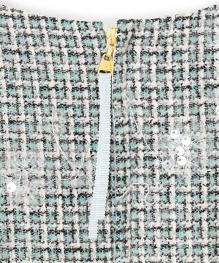 TOCCA SPANGLE OF FLOWER ドレス グリーン系5