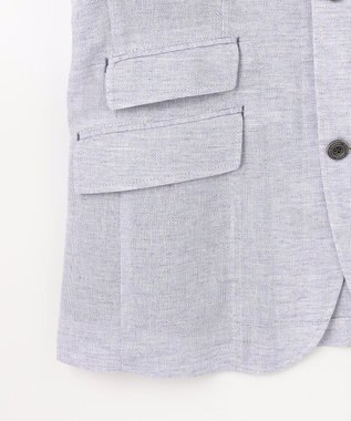 JOSEPH ABBOUD 【キングサイズ・JAPANファブリック/清涼/軽量】クールバスケット ブルゾン パープル系