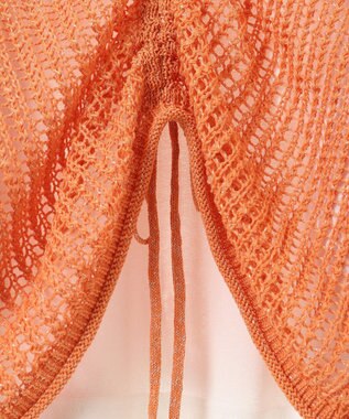 Green Parks ＳＥＴ２点２ｗａｙシャーリングニット＋インナー Orange