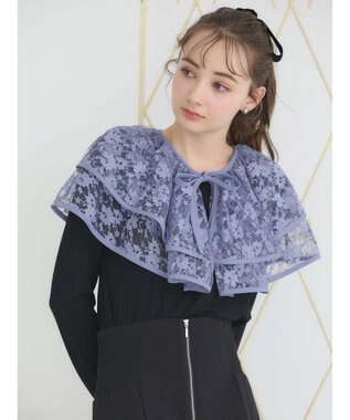 earth music&ecology ＳＥＴ２点レースボレロ＋キャミワンピース Sax