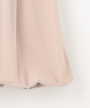 Feroux チュールレイヤード バルーンスカート ピンク系