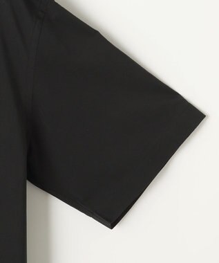 UNFILO MENS 【撥水】コットン ヘンリーシャツ [23年春夏商品] ブラック